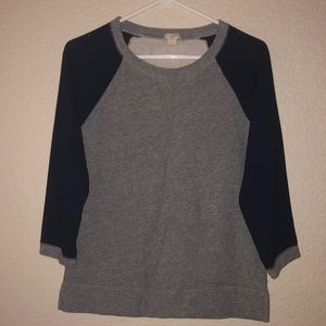 JCREW Terry Sweatshirt Top XS